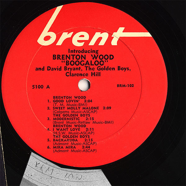 Brenton Wood And David Bryant , Clarence Hill ~ Boogaloo (Vinyl) - Djungel & Jazz