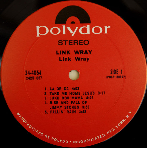 Link Wray : Link Wray (LP, Album, Die)