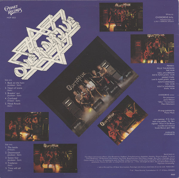 Overdrive  ~ Metal Attack (Vinyl) - Djungel & Jazz