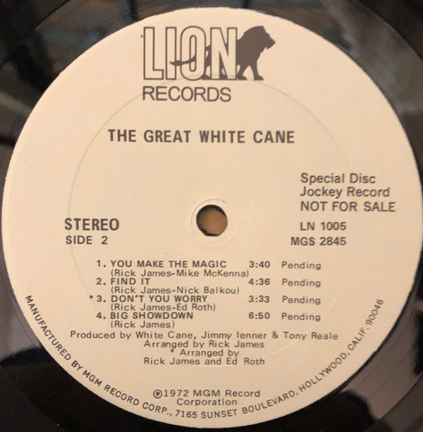 The Great White Cane ~ The Great White Cane (Vinyl) - Djungel & Jazz