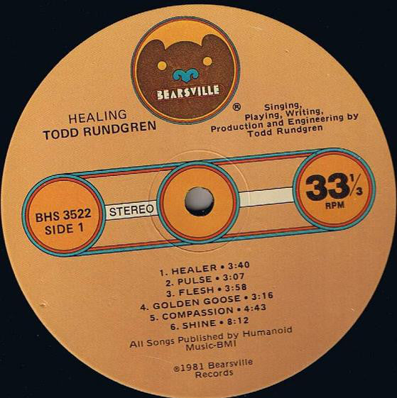 Todd Rundgren ~ Healing (Vinyl) - Djungel & Jazz