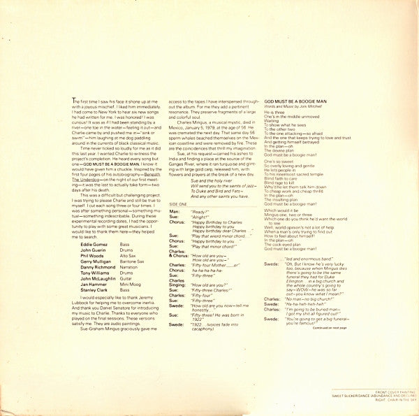 Joni Mitchell ~ Mingus (Vinyl) - Djungel & Jazz