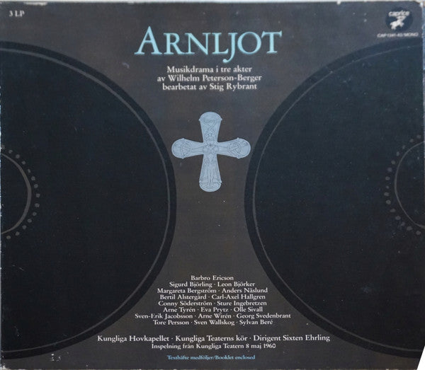 Wilhelm Peterson-Berger, Stig Rybrant, Kungliga Hovkapellet, Kungliga Teaterns Kör, Sixten Ehrling ~ Arnljot (Vinyl) - Djungel & Jazz