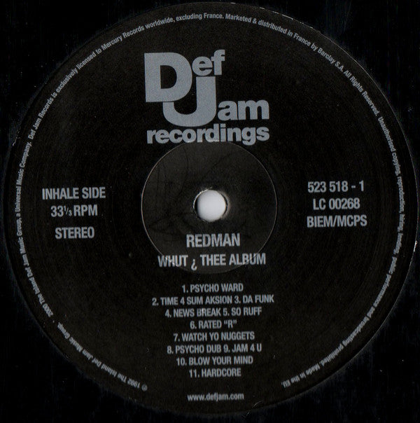 Redman ~ Whut? Thee Album (Vinyl) - Djungel & Jazz