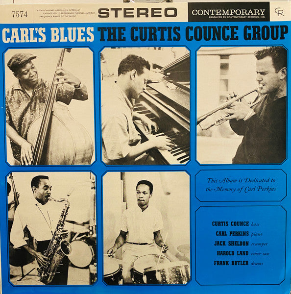 The Curtis Counce Group ~ Carl's Blues (Vinyl) - Djungel & Jazz