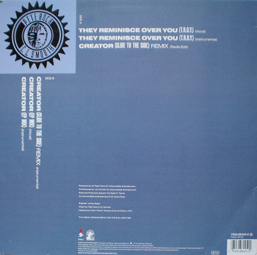 Pete Rock & C.L. Smooth ~ They Reminisce Over You (T.R.O.Y.) (Vinyl) - Djungel & Jazz