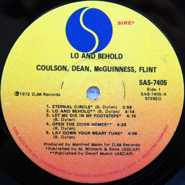 Coulson, Dean, McGuinness, Flint ~ Lo & Behold (Vinyl) - Djungel & Jazz