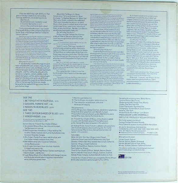 Charles Mingus : Three Or Four Shades Of Blues (LP, Album)