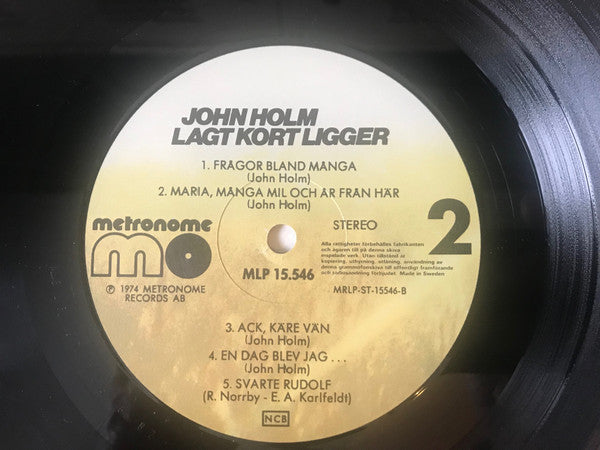 John Holm ~ Lagt Kort Ligger (Vinyl) - Djungel & Jazz