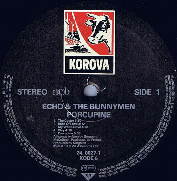 Echo & The Bunnymen ~ Porcupine (Vinyl) - Djungel & Jazz