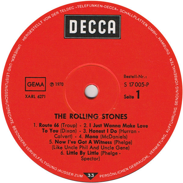 The Rolling Stones ~ The Rolling Stones (Vinyl) - Djungel & Jazz