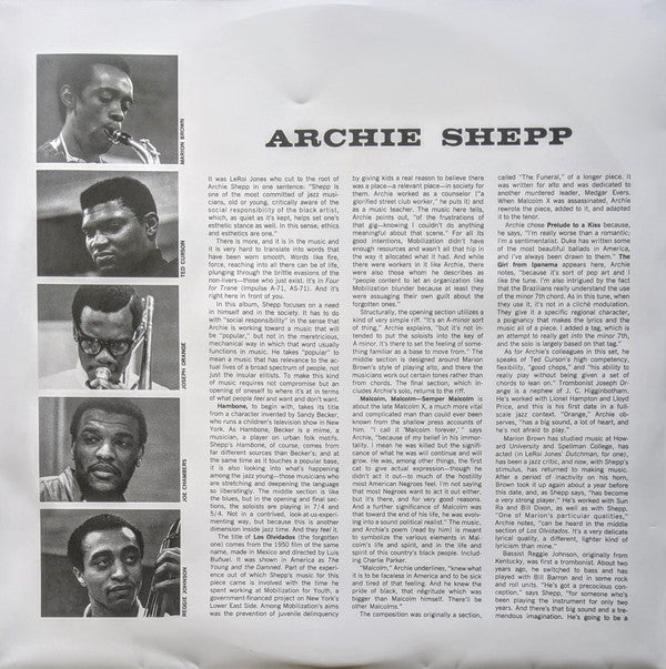 Archie Shepp ~ Fire Music (Vinyl) - Djungel & Jazz