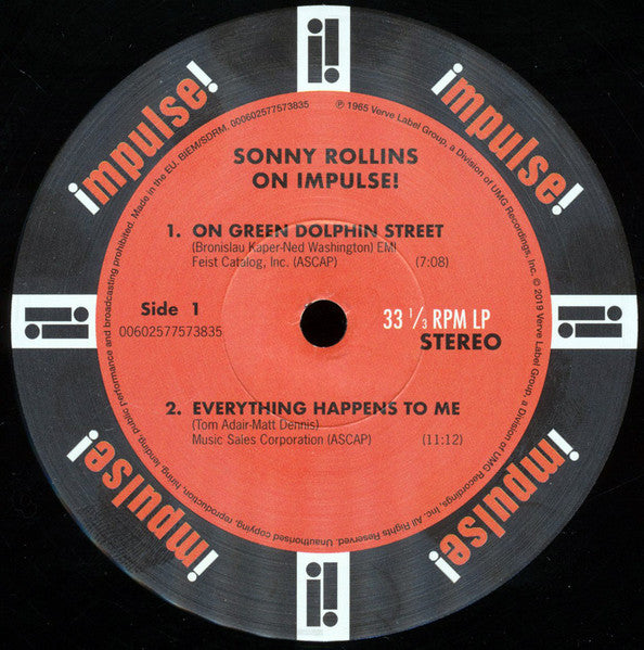 Sonny Rollins ~ On Impulse! (Vinyl) - Djungel & Jazz