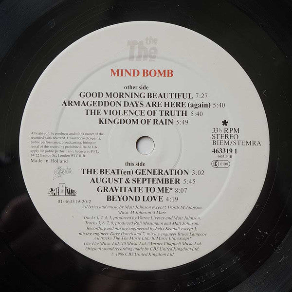 The The ~ Mind Bomb (Vinyl) - Djungel & Jazz