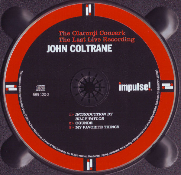 John Coltrane ~ The Olatunji Concert: The Last Live Recording (Vinyl) - Djungel & Jazz