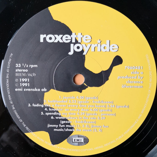 Roxette ~ Joyride (Vinyl) - Djungel & Jazz