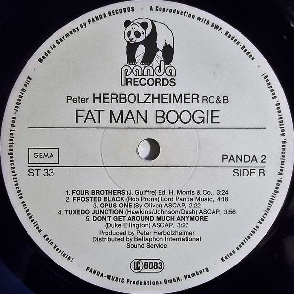 Peter Herbolzheimer Rhythm Combination & Brass ~ Fat Man Boogie (A Tribute To Swing) (Vinyl) - Djungel & Jazz