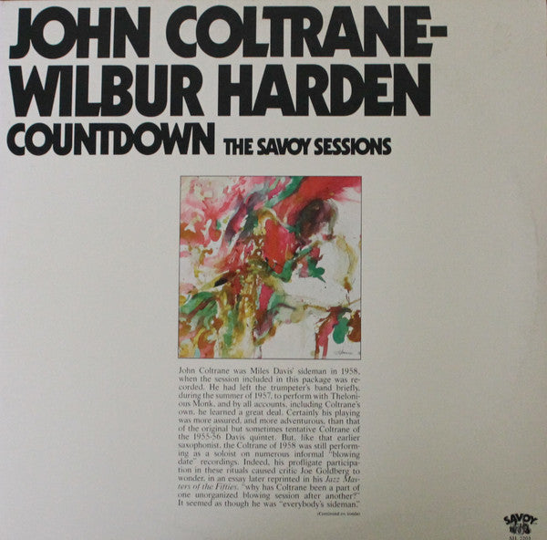 John Coltrane - Wilbur Harden ~ Countdown (Vinyl) - Djungel & Jazz