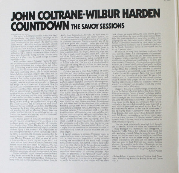 John Coltrane - Wilbur Harden ~ Countdown (Vinyl) - Djungel & Jazz