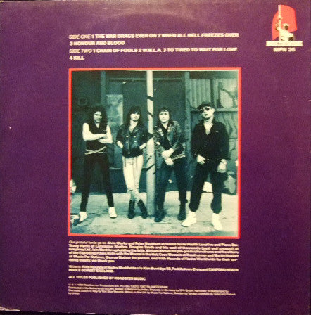 Tank (6) : Honour & Blood (LP, Album)