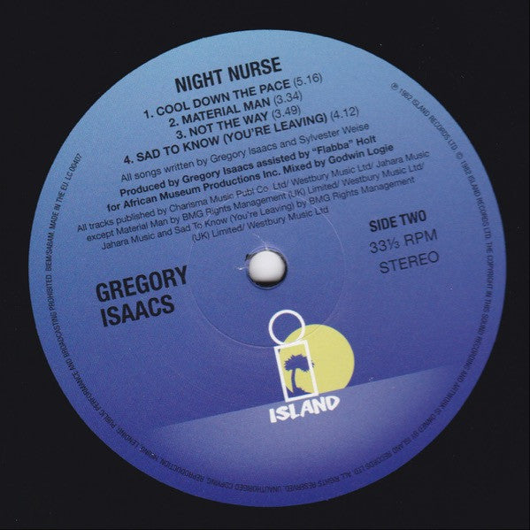 Gregory Isaacs ~ Night Nurse (Vinyl) - Djungel & Jazz