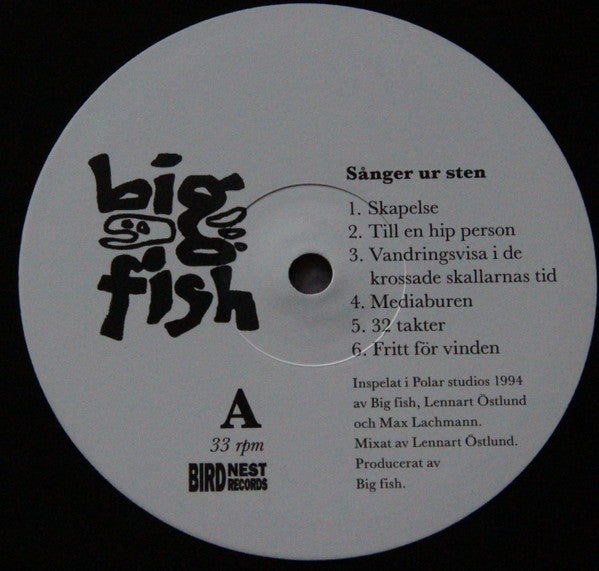 Big Fish ~ Sånger Ur Sten (Vinyl) - Djungel & Jazz