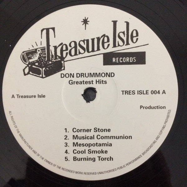 Don Drummond : Greatest Hits (LP, Album, RE)