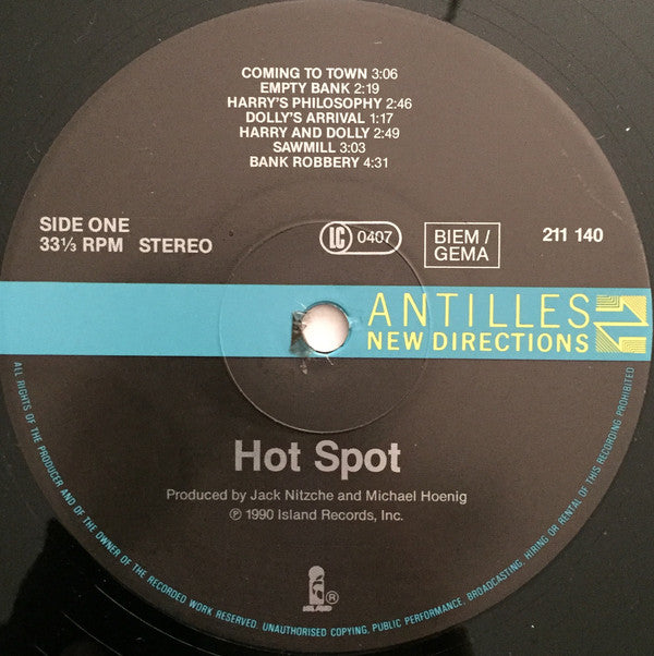 Jack Nitzsche ~ The Hot Spot (Original Motion Picture Soundtrack) (Vinyl) - Djungel & Jazz