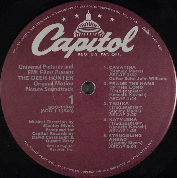 Various ~ The Deer Hunter (Original Motion Picture Soundtrack) (Vinyl) - Djungel & Jazz