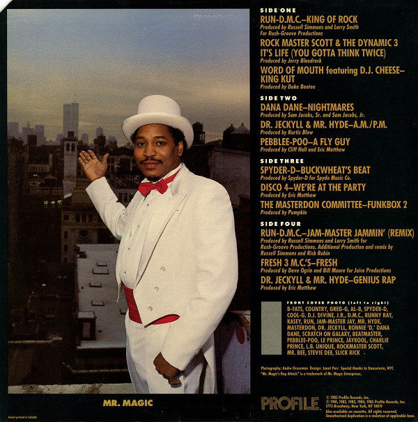 Various : Mr. Magic's Rap Attack (2xLP, Comp)