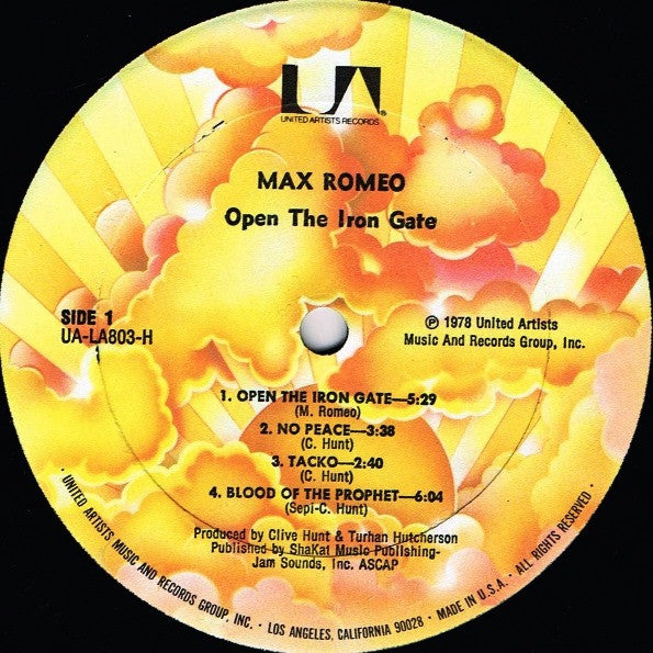 Max Romeo : Open The Iron Gate (LP, Album, RE)