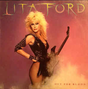 Lita Ford : Out For Blood (LP, Album, RP, HRM)