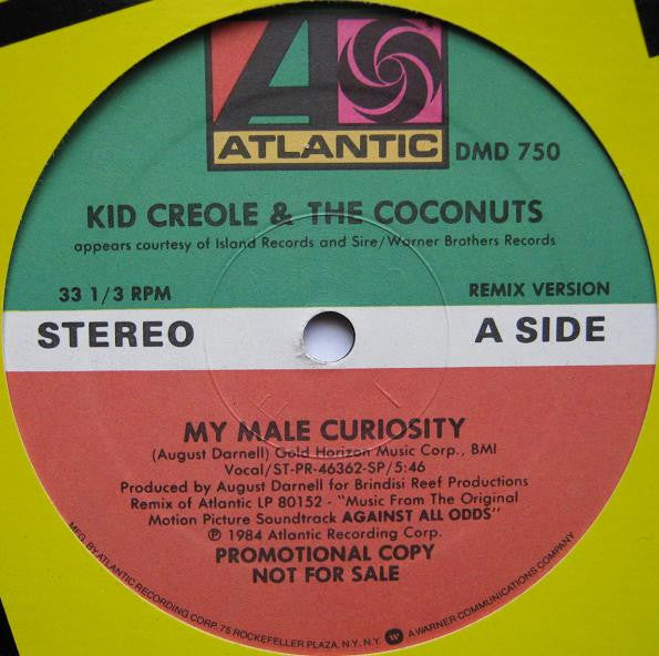 Kid Creole & The Coconuts* : My Male Curiosity (12", Promo)