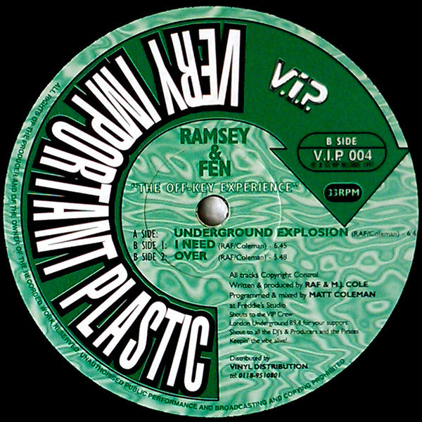 Ramsey & Fen : The Off-Key Experience (12")