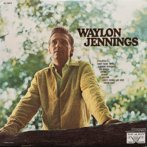 Waylon Jennings : Waylon Jennings (LP, Album, RE, Glo)