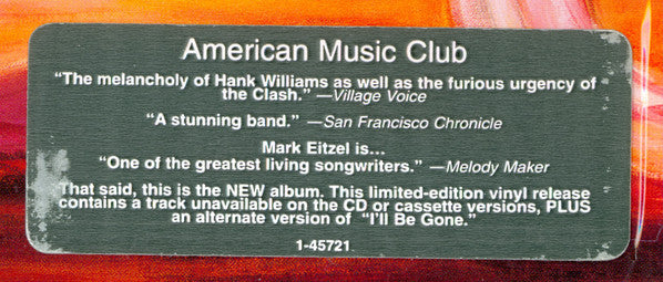 American Music Club ~ San Francisco (Vinyl) - Djungel & Jazz