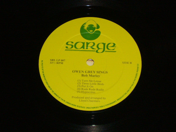 Owen Gray : Sings Bob Marley (LP, Album)