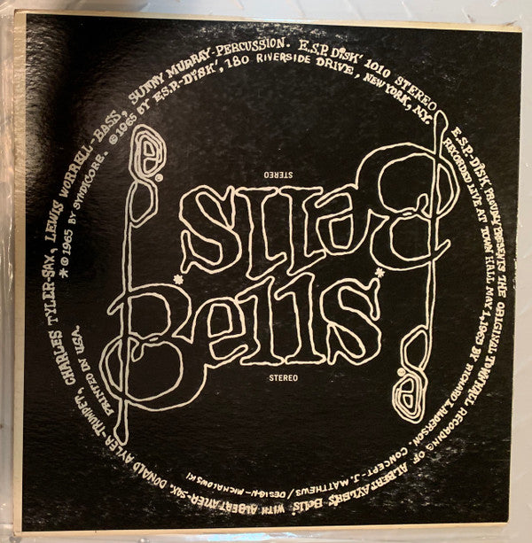 Albert Ayler : Bells (LP, S/Sided, Red)