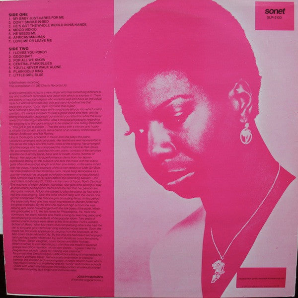 Nina Simone : My Baby Just Cares For Me (LP, Comp, RE)