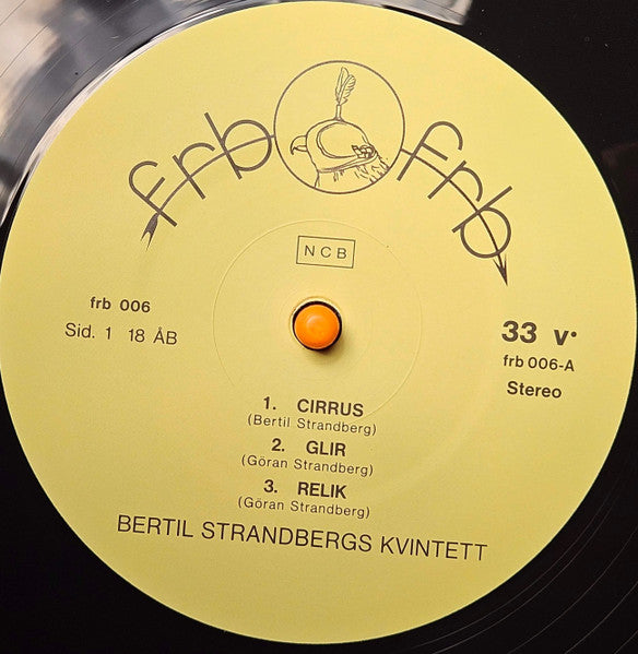 Bertil Strandbergs Kvintett ~ Cirrus (Vinyl) - Djungel & Jazz