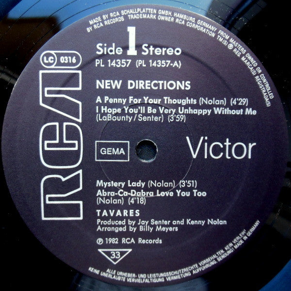 Tavares ~ New Directions (Vinyl) - Djungel & Jazz