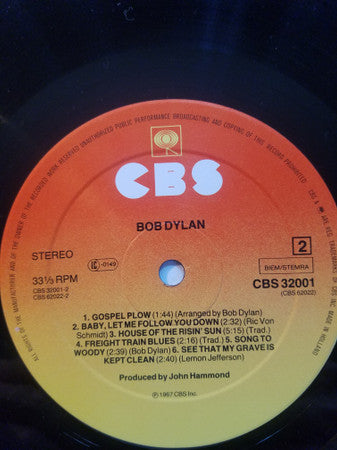 Bob Dylan ~ Bob Dylan (Vinyl) - Djungel & Jazz