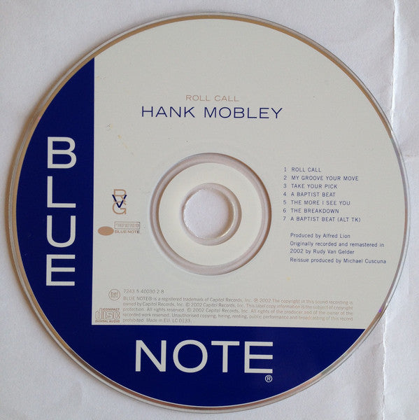 Hank Mobley ~ Roll Call (Vinyl) - Djungel & Jazz