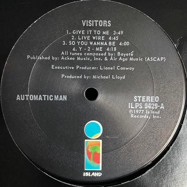 Automatic Man : Visitors (LP, Album, Pit)