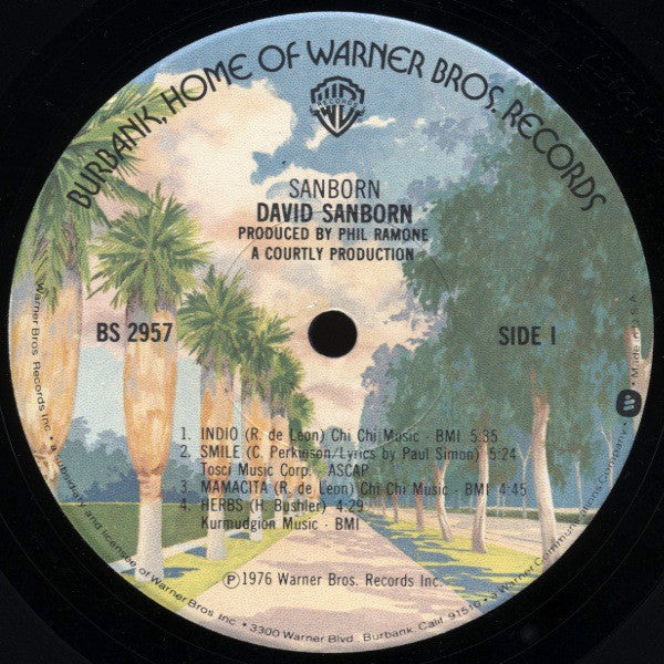 David Sanborn ~ Sanborn (Vinyl) - Djungel & Jazz