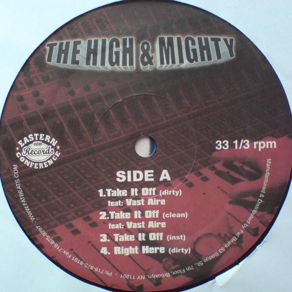 The High & Mighty ~ Take It Off (Vinyl) - Djungel & Jazz