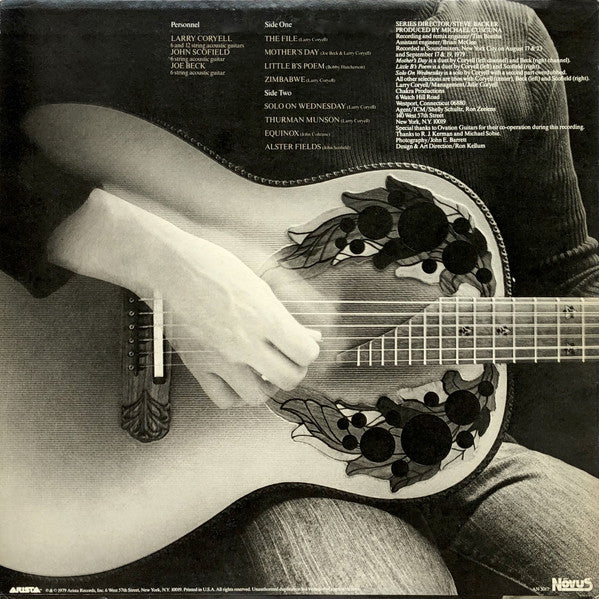 Larry Coryell with John Scofield and Joe Beck ~ Tributaries (Vinyl) - Djungel & Jazz