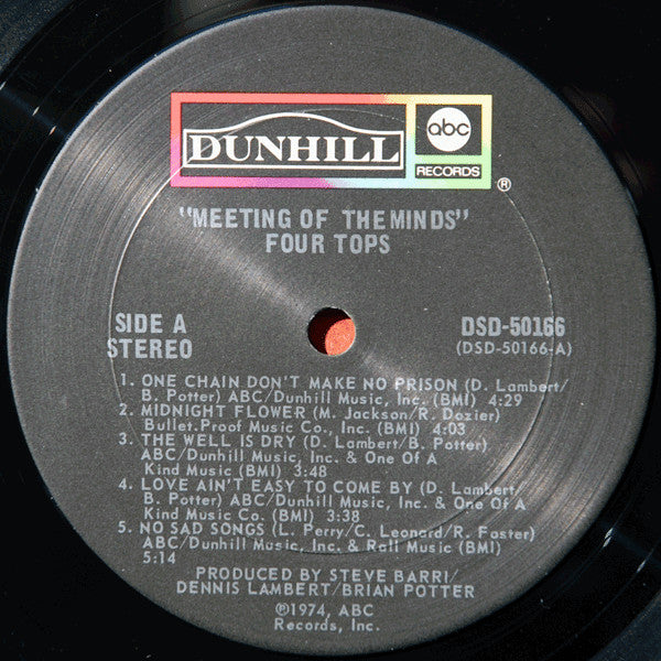Four Tops ~ Meeting Of The Minds (Vinyl) - Djungel & Jazz