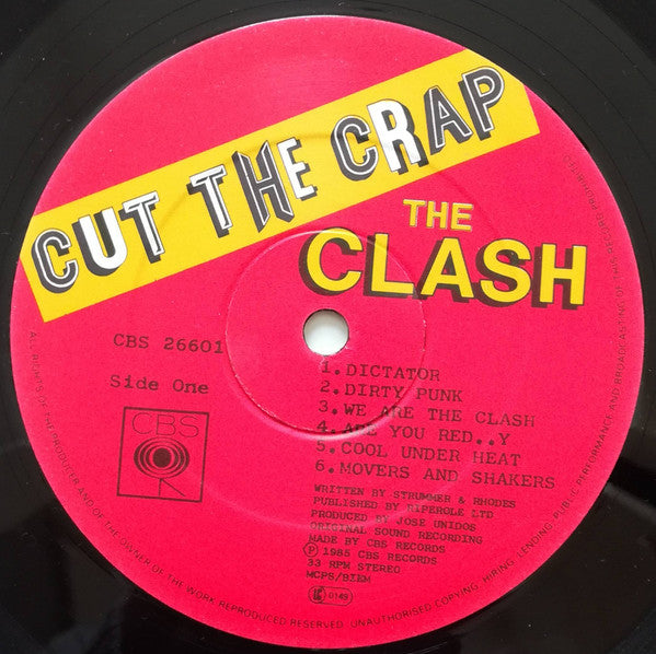 The Clash ~ Cut The Crap (Vinyl) - Djungel & Jazz