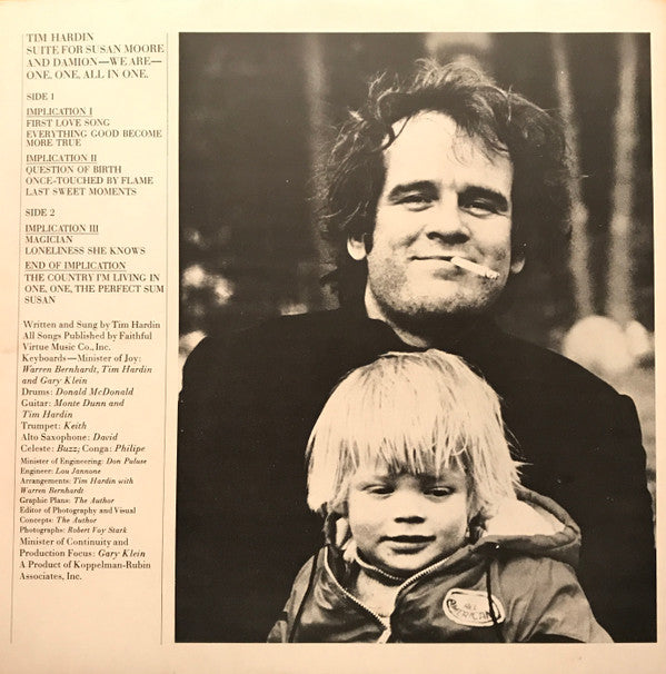 Tim Hardin : Suite For Susan Moore And Damion-We Are-One, One, All In One (LP, Album)